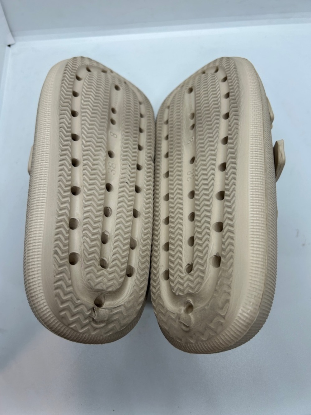 Womens Mia Ligth Beige Libbie Comfort Cushioned Platform Slide Sandals Sz 8 - Picture 8 of 8